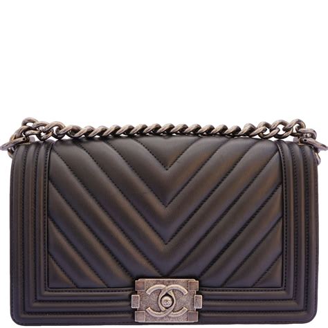 chanel chevron calfskin boy bag old medium|Chanel Boy Flap Bag Chevron Calfskin Old Medium .